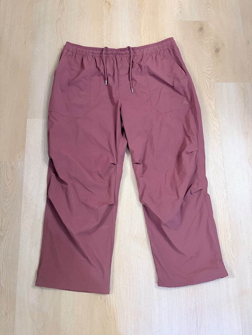 Jordan Flight Woven Pants Burgundy Red Size 2XL Drawstring Wide Leg